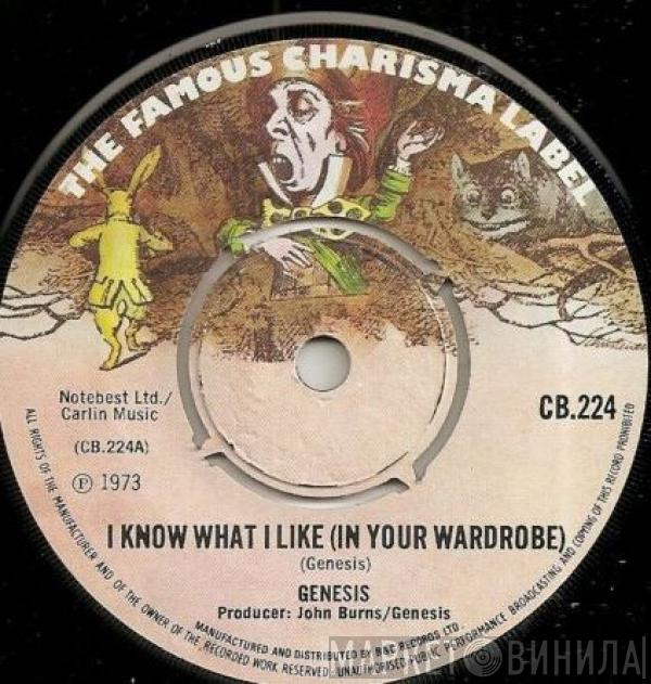  Genesis  - I Know What I Like (In Your Wardrobe)