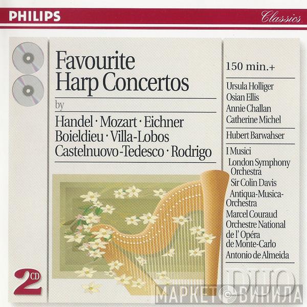 • Georg Friedrich Händel • Wolfgang Amadeus Mozart • Ernst Eichner • François-Adrien Boieldieu • Heitor Villa-Lobos • Mario Castelnuovo Tedesco , Joaquín Rodrigo  - Favourite Harp Concertos
