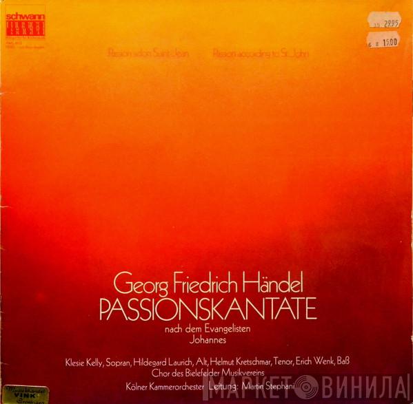  Georg Friedrich Händel  - Passionskantate Nach Dem Evangelisten Johannes (Passion According To St. John)