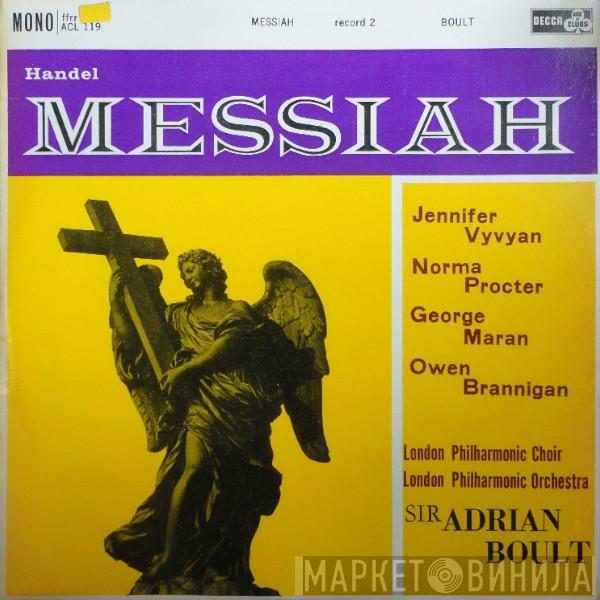 Georg Friedrich Händel, Sir Adrian Boult, The London Philharmonic Choir, The London Philharmonic Orchestra - Messiah - Record 2