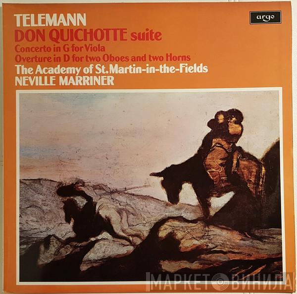 Georg Philipp Telemann, The Academy Of St. Martin-in-the-Fields, Sir Neville Marriner - Don Quichotte Suite / Concerto In G For Viola / Overture In D For Two Oboes And Two Horns