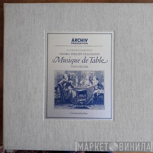 Georg Philipp Telemann - Musique De Table = Tafelmusik (Gesamtaufnahme)