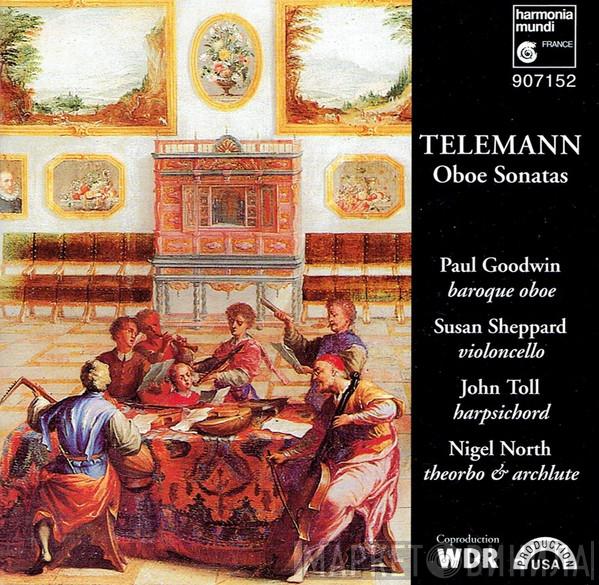 , Georg Philipp Telemann , Paul Goodwin  , Susan Sheppard , John Toll  Nigel North  - Oboe Sonatas