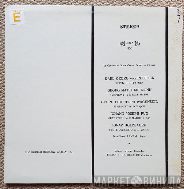 , Georg Reutter , Matthias Georg Monn , Georg Christoph Wagenseil , Johann Joseph Fux , Ignaz Jakob Holzbauer , Baroque Ensemble Of Vienna  , Theodor Guschlbauer  Jean-Pierre Rampal  - A Concert At Schoenbrunn Palace In Vienna