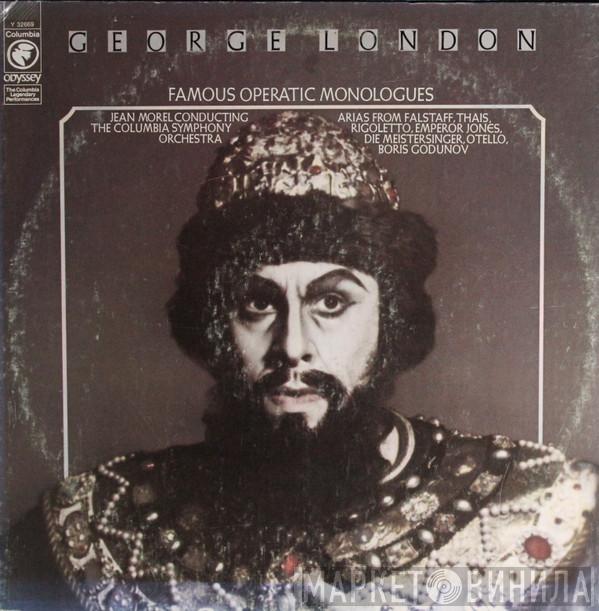 , George London  , Jean Morel  Columbia Symphony Orchestra  - Famous Operatic Monologues