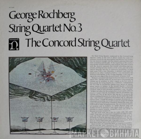 - George Rochberg  The Concord String Quartet  - String Quartet No. 3