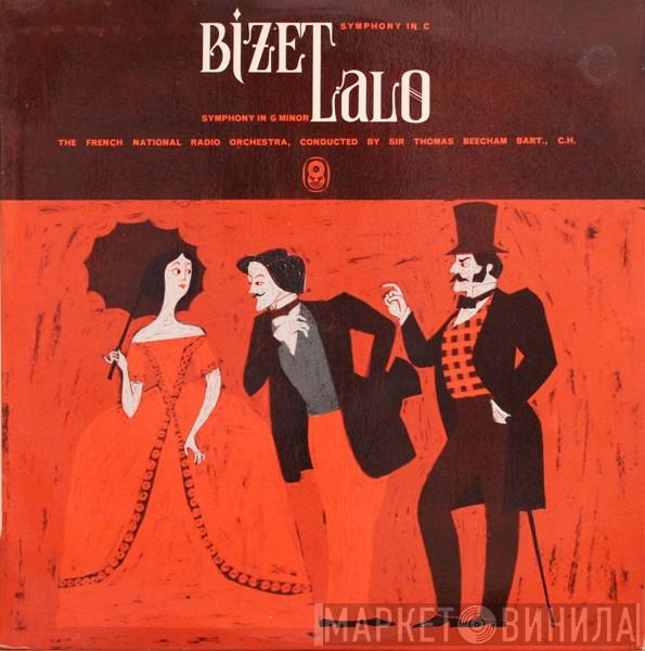 , Georges Bizet , Édouard Lalo Conducted By Orchestre National De France  Sir Thomas Beecham  - Bizet: Symphony In C - Lalo: Symphony In G Minor