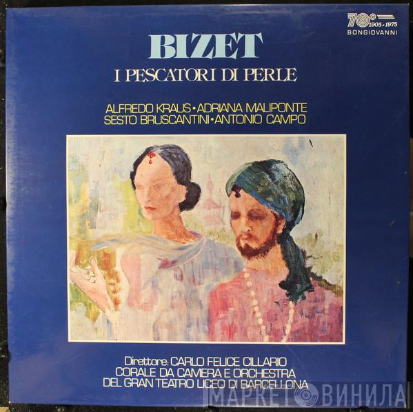 , Georges Bizet , Alfredo Kraus , Adriana Maliponte , Sesto Bruscantini  Antonio Campó  - I Pescatori Di Perle