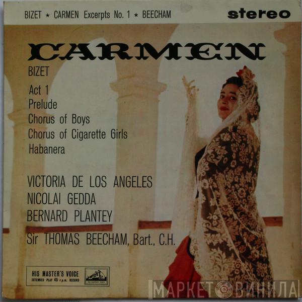 , Georges Bizet , Victoria De Los Angeles , Nicolai Gedda , Bernard Plantey  Sir Thomas Beecham  - Carmen Excerpts No. 1