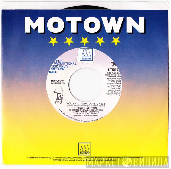 Gerald Alston - You Laid Your Love On Me