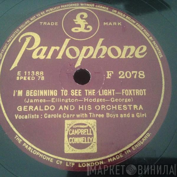 Geraldo And His Orchestra - I'm Beginning To See The Light / Laura