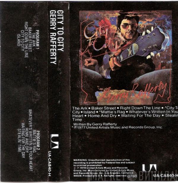  Gerry Rafferty  - City To City