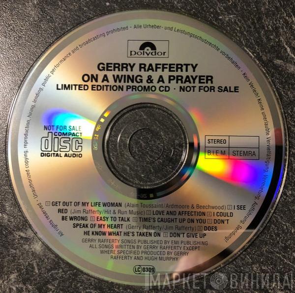  Gerry Rafferty  - On A Wing & A Prayer