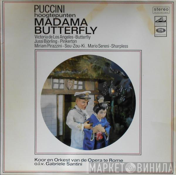 , Giacomo Puccini , Gabriele Santini  , Victoria De Los Angeles , Jussi Björling , Miriam Pirazzini , Mario Sereni  Piero De Palma  - Madama Butterfly Hoogtepunten