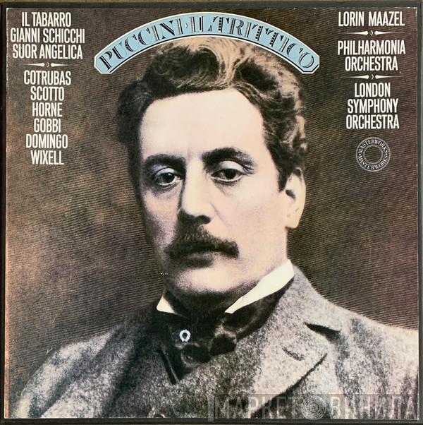 Giacomo Puccini, Ileana Cotrubas, Renata Scotto, Marilyn Horne, Tito Gobbi, Placido Domingo, Ingvar Wixell, New Philharmonia Orchestra, The London Symphony Orchestra, Lorin Maazel - Il Trittico