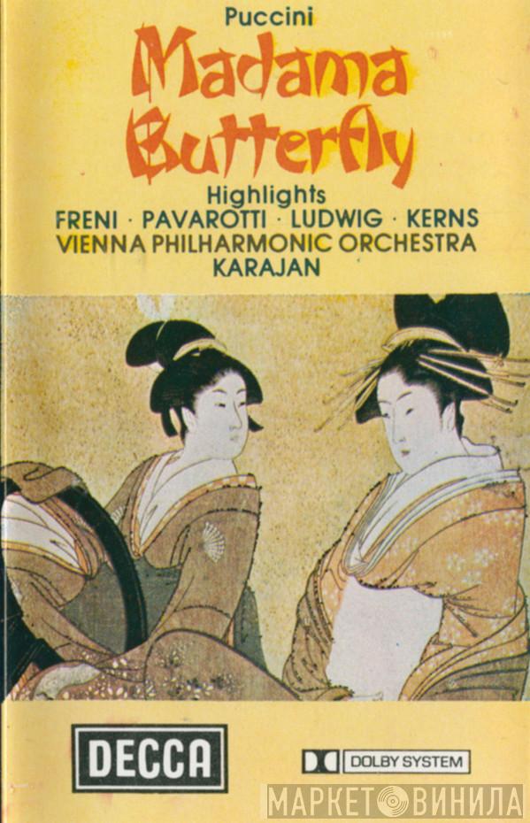 Giacomo Puccini, Mirella Freni, Luciano Pavarotti, Christa Ludwig, Robert Kerns, Wiener Philharmoniker, Herbert von Karajan - Madama Butterfly Highlights