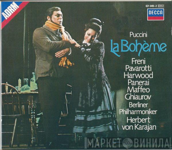 Giacomo Puccini, Mirella Freni, Luciano Pavarotti, Elizabeth Harwood, Rolando Panerai, Gianni Maffeo, Nicolai Ghiaurov, Berliner Philharmoniker, Herbert von Karajan - La Bohème