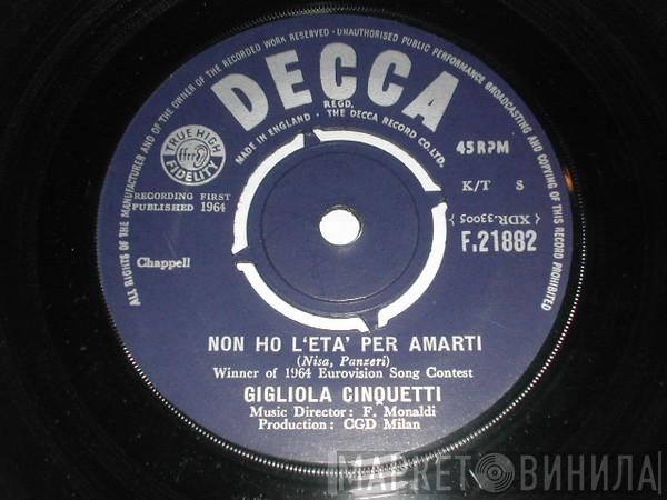  Gigliola Cinquetti  - Non Ho L'Eta Per Amarti
