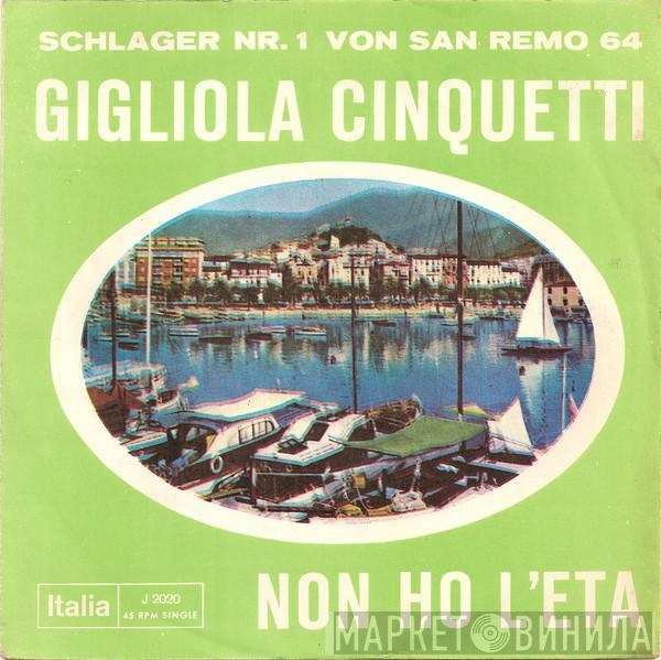  Gigliola Cinquetti  - Non Ho L'Eta
