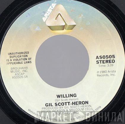  Gil Scott-Heron  - Willing / Shah Mot (The Shah Is Dead/Checkmate)