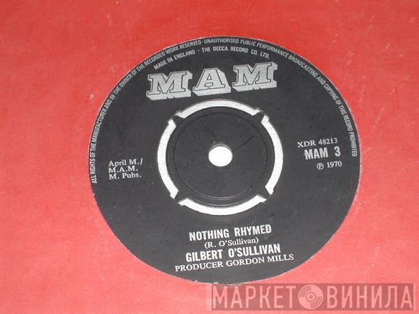 Gilbert O'Sullivan - Nothing Rhymed