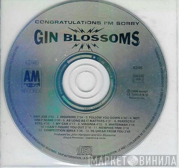  Gin Blossoms  - Congratulations I'm Sorry