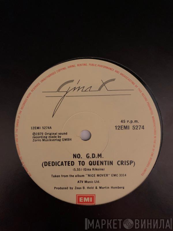 Gina X - No. G.D.M. (Dedicated to Quentin Crisp)
