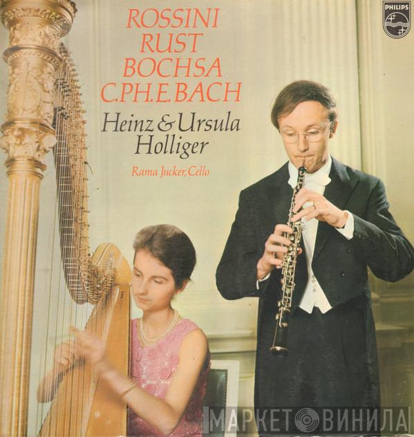 Gioacchino Rossini, Friedrich Wilhelm Rust, Robert-Nicholas-Charles Bochsa, Carl Philipp Emanuel Bach, Heinz Holliger, Ursula Holliger - Works For Oboe & Harp