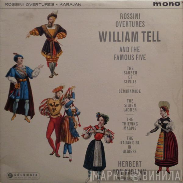, Gioacchino Rossini , Herbert von Karajan  Philharmonia Orchestra  - Overtures