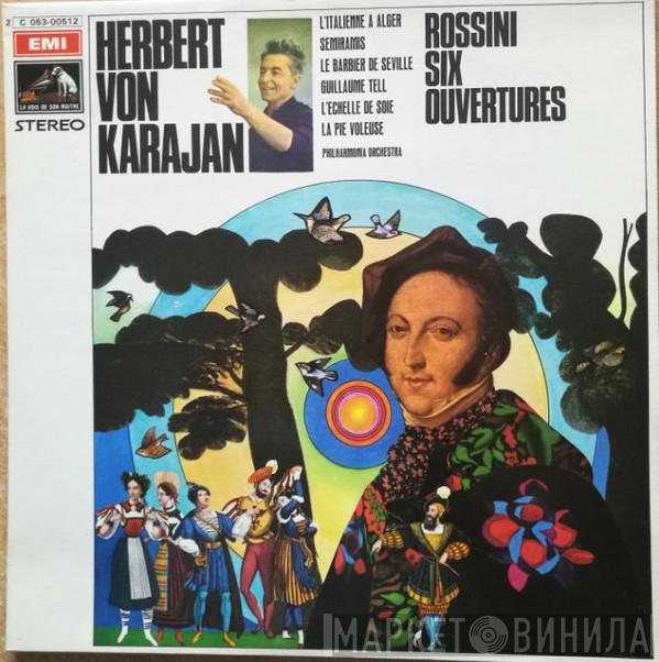 , Gioacchino Rossini , Herbert von Karajan  Philharmonia Orchestra  - Rossini Ouvertures