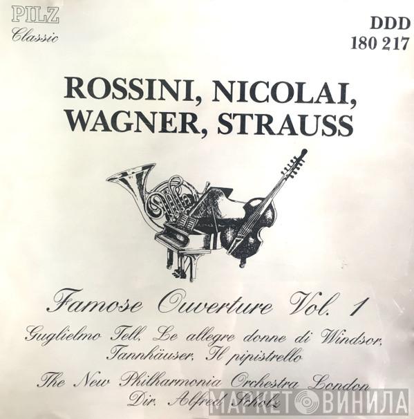 , Gioacchino Rossini , Otto Nicolai , Richard Wagner - Johann Strauss Jr. , New Philharmonia Orchestra   Alfred Scholz  - Famose Ouverture Vol. 1