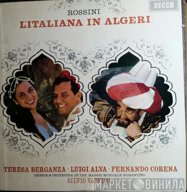 Gioacchino Rossini, Teresa Berganza, Luigi Alva, Fernando Corena, Coro Del Maggio Musicale Fiorentino, Orchestra Del Maggio Musicale Fiorentino, Silvio Varviso - L'Italiana In Algeri