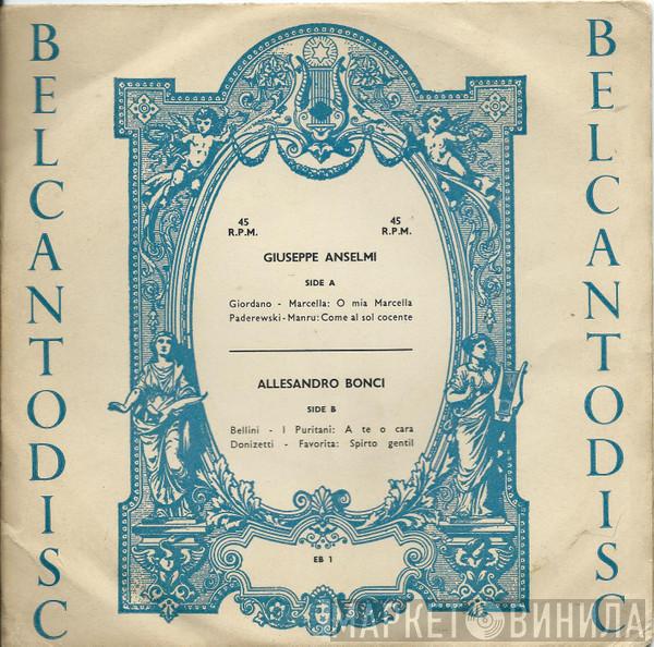 Giuseppe Anselmi, Alessandro Bonci - Giuseppe Anselmi / Allessandro Bonci