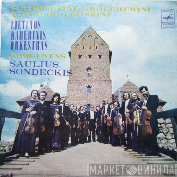 , Giuseppe Sammartini , Luigi Boccherini , Antonio Vivaldi - Gioacchino Rossini , Dirigentas Lithuanian Chamber Orchestra  Saulius Sondeckis  - Italų Muzika