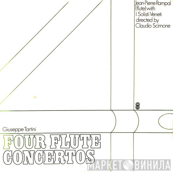 , Giuseppe Tartini With Jean-Pierre Rampal Directed By I Solisti Veneti  Claudio Scimone  - Four Flute Concertos