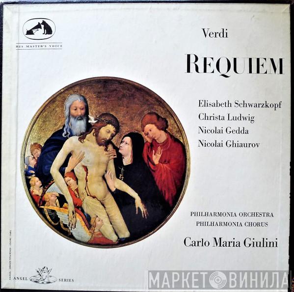 - Giuseppe Verdi · Elisabeth Schwarzkopf · Christa Ludwig · Nicolai Gedda - Nicolai Ghiaurov · Philharmonia Orchestra · Philharmonia Chorus  Carlo Maria Giulini  - Requiem