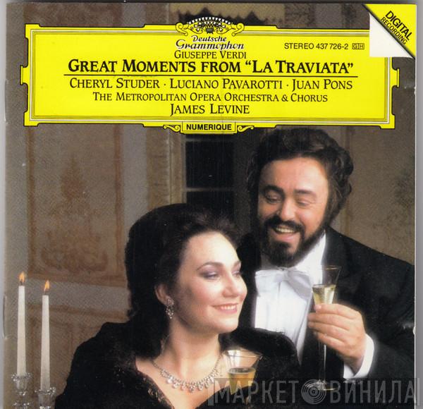 - Giuseppe Verdi , Cheryl Studer , Luciano Pavarotti , Juan Pons , James Levine  & The Metropolitan Opera House Orchestra  Metropolitan Opera Chorus  - Great Moments From La Traviata
