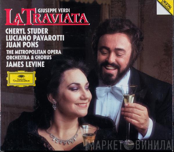 Giuseppe Verdi, Cheryl Studer, Luciano Pavarotti, Juan Pons, The Metropolitan Opera, Metropolitan Opera Chorus, James Levine  - La Traviata