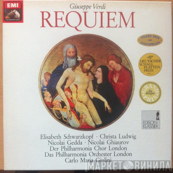 Giuseppe Verdi, Elisabeth Schwarzkopf, Christa Ludwig, Nicolai Gedda, Nicolai Ghiaurov, Philharmonia Orchestra, Philharmonia Chorus, Carlo Maria Giulini - Requiem