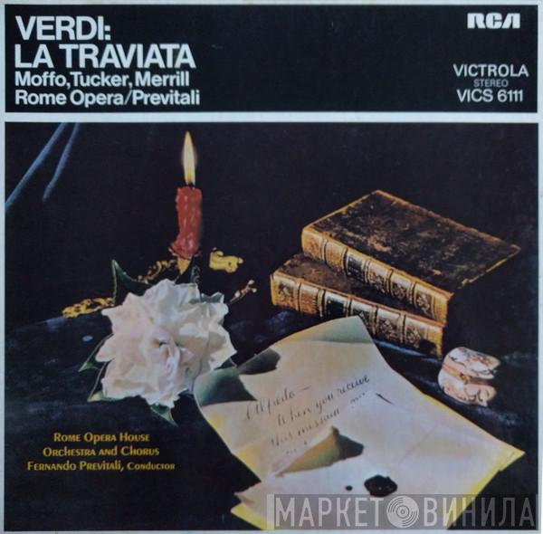 Giuseppe Verdi, Orchestra Del Teatro Dell'Opera Di Roma, Coro Del Teatro Dell'Opera Di Roma, Fernando Previtali, Anna Moffo, Richard Tucker , Robert Merrill - La Traviata