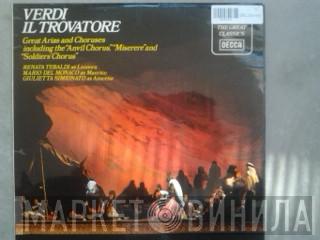 , Giuseppe Verdi , Renata Tebaldi , Mario del Monaco  Giulietta Simionato  - Il Trovatore: Great Arias And Choruses