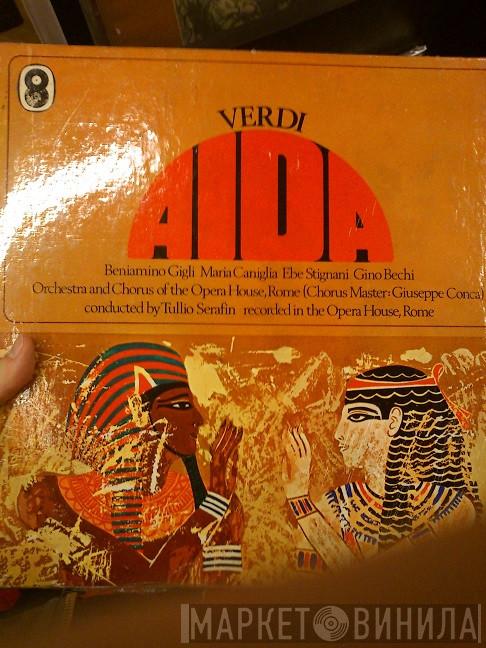 Giuseppe Verdi, Tullio Serafin, Giuseppe Conca, Beniamino Gigli, Maria Caniglia, Ebe Stignani, Gino Bechi, Orchestra Del Teatro Dell'Opera Di Roma, Coro Del Teatro Dell'Opera Di Roma - Aida