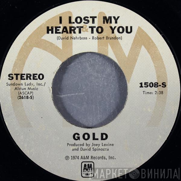 Gold  - I Lost My Heart To You / Rain Man