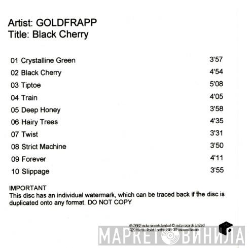  Goldfrapp  - Black Cherry
