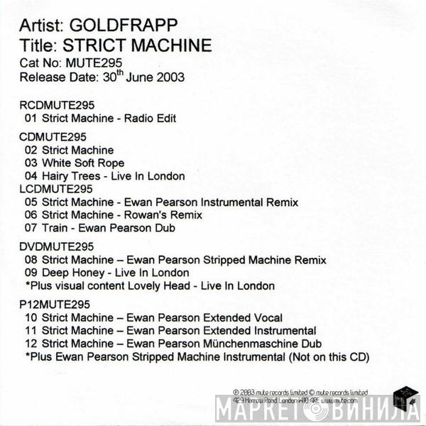  Goldfrapp  - Strict Machine