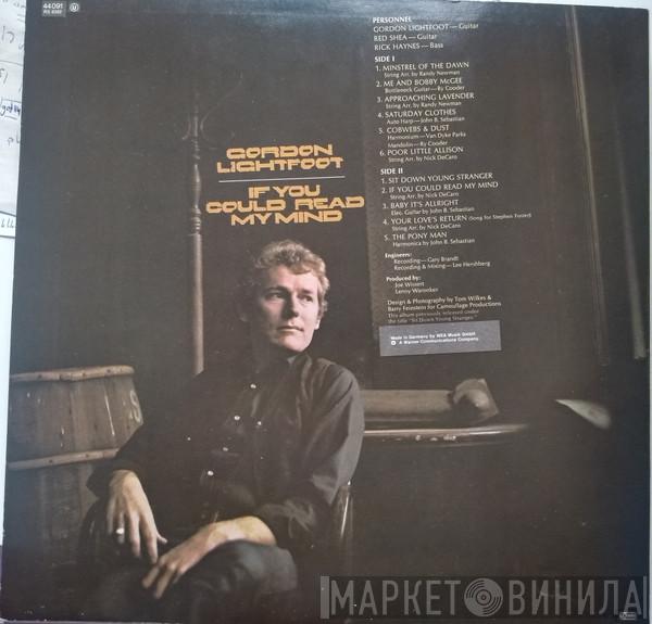 Gordon Lightfoot  - If You Could Read My Mind