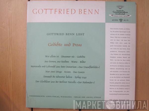 Gottfried Benn - Gottfried Benn Liest Gedichte Und Prosa