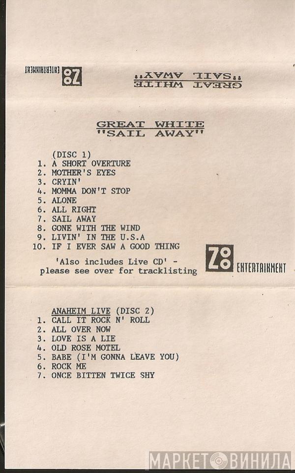 Great White - Sail Away + Anaheim Live