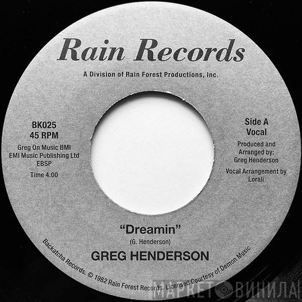  Greg Henderson  - Dreamin