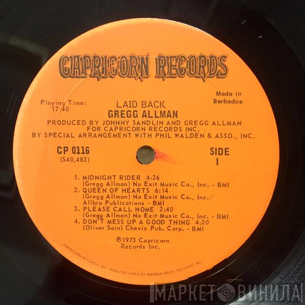  Gregg Allman  - Laid Back